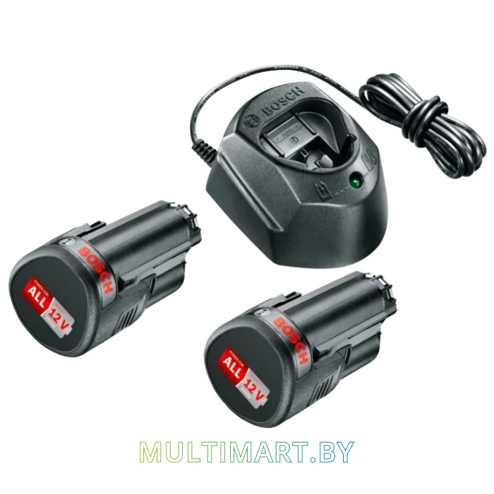 Аккумулятор с зарядным устройством Bosch 1600A01L3E (12В/1.5 Ah + 12В)
